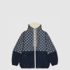 [GUCCI-구찌] GG 립스탑 패브릭 지퍼 재킷