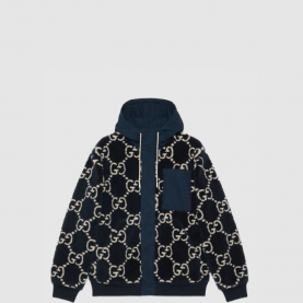 [GUCCI-구찌] GG 퍼지 패브릭 자카드 재킷