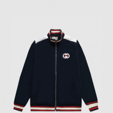 [GUCCI-구찌] 코튼 저지 지퍼 자켓