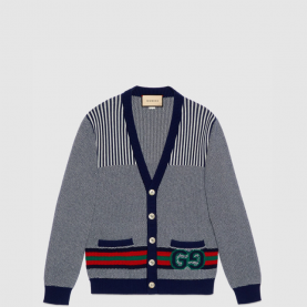 [GUCCI-구찌] GG 코튼 울 가디건