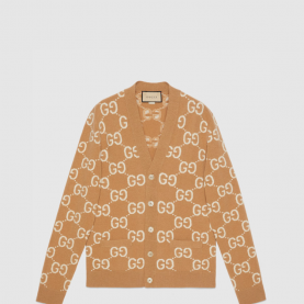 [GUCCI-구찌] GG 울 자카드 가디건