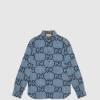 [GUCCI-구찌] 점보 GG 체크 울 셔츠