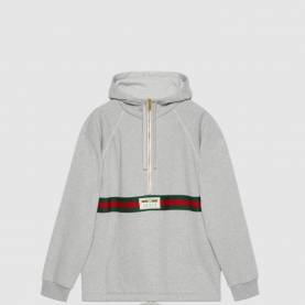 [GUCCI-구찌] 웹 저지 스웨트셔츠 코튼