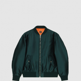 [GUCCI-구찌] 리버시블 퀄팅 새틴 블루종 자켓