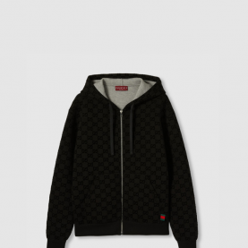 [GUCCI-구찌] 프린트 저지 지퍼 스웨트셔츠