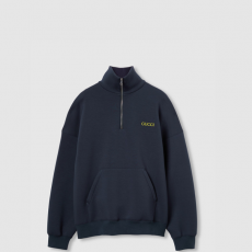 [GUCCI-구찌] 패치 저지 하프 지퍼 재킷