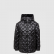 [MONCLER-몽클레어] 다이아몬드 퀼팅 후드 숏 다운 재킷