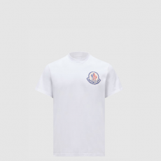 [MONCLER-몽클레어] 픽셀 로고 코튼 티셔츠