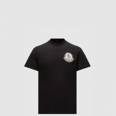 [MONCLER-몽클레어] 픽셀 로고 코튼 티셔츠
