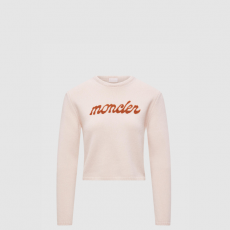 [MONCLER-몽클레어] 자수 로고 울 & 캐시미어 스웨터