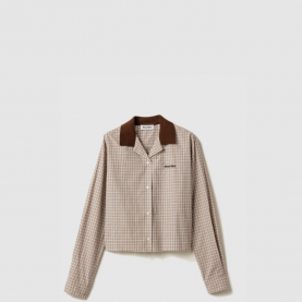 [MIUMIU-미우미우] 플레이드 셔츠 MK1924