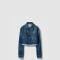 [MIUMIU-미우미우] 워싱 데님 블루종 재킷 GWB247