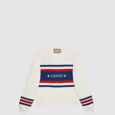 [GUCCI-구찌] 자수 코튼 저지 맨투맨