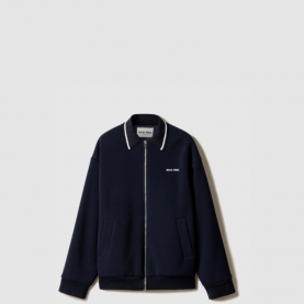 [MIUMIU-미우미우] 본딩 피케와 테크니컬 니트 패브릭 재킷 ML1258