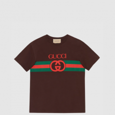 [GUCCI-구찌] 더블 G 니트 면 티