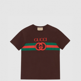 [GUCCI-구찌] 더블 G 니트 면 티
