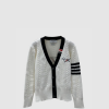 [THOM BROWNE-톰브라운] 로고 가디건