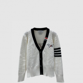 [THOM BROWNE-톰브라운] 로고 가디건