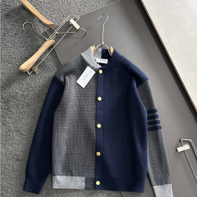 [THOM BROWNE-톰브라운] 울 스웨터 니트 가디건
