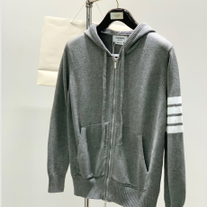 [THOM BROWNE-톰브라운]사선 세일보트 인타르시아 후드 집업