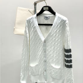 [THOM BROWNE-톰브라운]4 바 케이블 니트 가디건