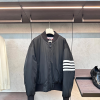 [THOM BROWNE-톰브라운]4바 스트라이프 봄버 재킷
