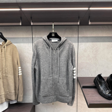 [THOM BROWNE-톰브라운]울 후드 집업 가디건