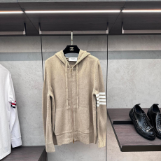 [THOM BROWNE-톰브라운]울 후드 집업 가디건