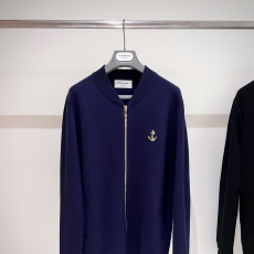 [THOM BROWNE-톰브라운]메리노 울 니트 집업 가디건