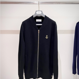 [THOM BROWNE-톰브라운]메리노 울 니트 집업 가디건