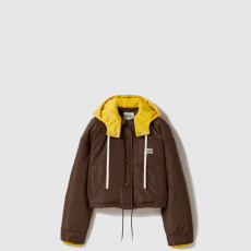 [MIUMIU-미우미우] 테크니컬 퐁제 다운 후디 재킷 ML1315