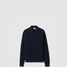 [MIUMIU-미우미우] 캐시미어 니트 폴로 셔츠 MML977