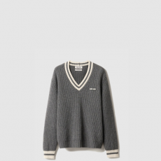 [MIUMIU-미우미우] 울 및 캐시미어 브이넥 스웨터 MMLA27