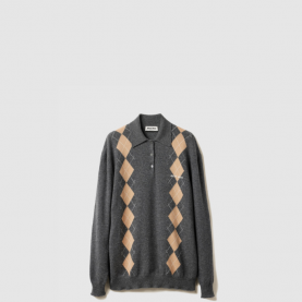 [MIUMIU-미우미우] 캐시미어 니트 폴로 셔츠 MML973