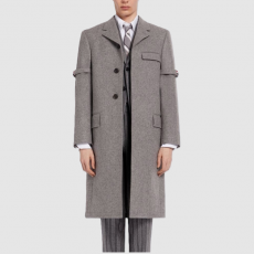 [THOM BROWNE-톰브라운]리무버블 그로그랭 암밴트 체스터필드 코트