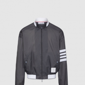 [THOM BROWNE-톰브라운]나일론 4-바 립스탑 윈드브레이커