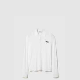 [MIUMIU-미우미우] 립 조직 저지 폴로 셔츠 MJL050