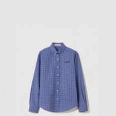 [MIUMIU-미우미우] 체크 포플린 텍스처 셔츠 MK1920