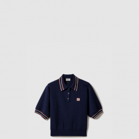 [MIUMIU-미우미우] 울 및 캐시미어 폴로 스웨터 MMLA28