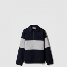 [MIUMIU-미우미우] 하프 집업 코튼 스웨트셔츠 MJL090