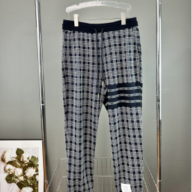 [THOM BROWNE-톰브라운]체크 트레이닝 바지