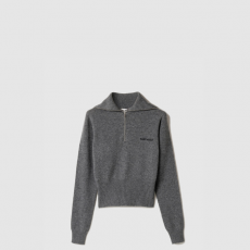 [MIUMIU-미우미우] 캐시미어 하프 지퍼 스웨터 MMLB47