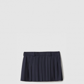 [MIUMIU-미우미우] 플리츠 바타비아 미니스커트 MG2040