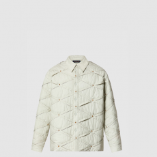 [LOUIS VUITTON-루이비통] 모노그램 퀼티드 코튼 오버셔츠 1ABZFU