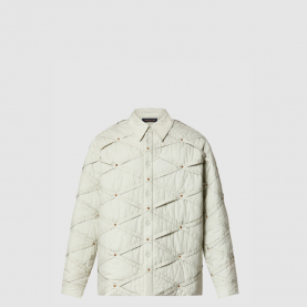 [LOUIS VUITTON-루이비통] 모노그램 퀼티드 코튼 오버셔츠 1ABZFU