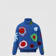 [LOUIS VUITTON-루이비통] 페이스 지퍼 플리스 블루종 1AB6X0