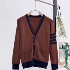 [THOM BROWNE-톰브라운]고중량 가디건 스웨터