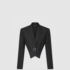 [LOUIS VUITTON-루이비통] 주얼 버튼 크롭드 블레이저 1AFTKV