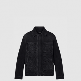 [LOUIS VUITTON-루이비통] 쇼트 슬리브드 데님 워크웨어 셔츠 1AFVA6