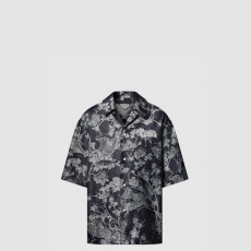 [LOUIS VUITTON-루이비통] 쇼트 슬리브드 데님 셔츠 1AFQZA